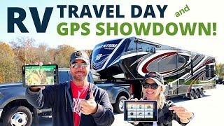 RV Travel Day and GPS Showdown (Garmin vs Rand McNally)