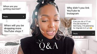 GERMANY Q&A  | GETTING , VISA TALK, RUDE PEOPLE | A CHATTY & NOSY GRWM