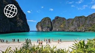 Maia Beach and the Phi Phi Islands, Thailand  [Amazing Places 4K]