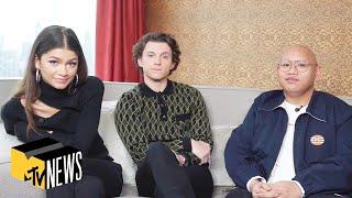 Zendaya, Tom Holland & Jacob Batalon on 'Spider-Man: No Way Home' & More | MTV News