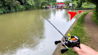 UK Canal ZANDER FISHING | canal fishing for zander with lures