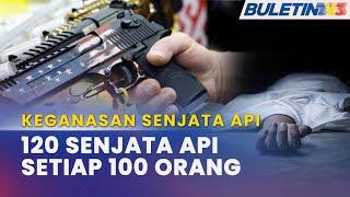 KEGANASAN SENJATA API | 14,600 Orang Terbunuh Di A.S. Setakat Tahun Ini