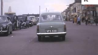Driving in 1960s Redcar, North of England