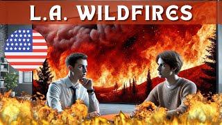 California Wildfires: A Critical Topic for French Exam  TEF & DELF Listening Practice IB1