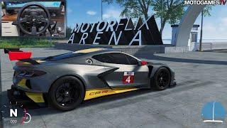 The Crew 2 - 2020 Chevrolet Corvette C8.R & Motorflix Arena | Thrustmaster T300RS Gameplay