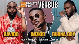 THE TRIPPLE THREAT BY DJ JESSE ... DAVIDO vs WIZKID vs BURNA