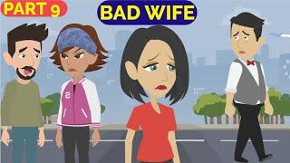 Bad Wife Part 9 | English story | Learn English | Animated stories | Basic English conversation