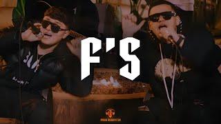 Fuerza Regida, Gabito Ballesteros - F's (Video Letra/Lyrics)