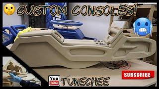 Check Out These Custom Consoles Here At MB Customs!! (daily vlog)