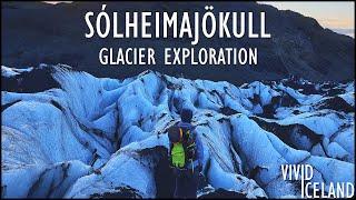 Into the Heart of Sólheimajökull - Exploring the Stunning Crevasse Fields and Ice Caves