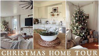 Christmas Home Tour - Cozy Christmas Decor - Cottage Farmhouse Christmas