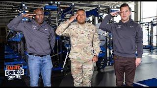 Terrell Davis and James Palmer explore the art of the Mile High Salute | Salute to Broncos Country