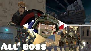 world war Polygon - all boss