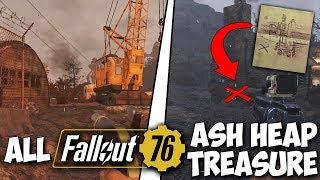 Fallout 76 - All Ash Heap Treasure Map Locations (#1, #2)