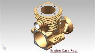 Engine Case Rear (Siemens NX Tutorial)