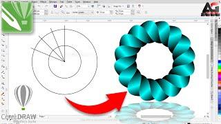 Circle Logo Design Idea | Corel Draw Tutorial