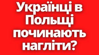 Українці в Польщі починають нагліти? Полякам надоїло?