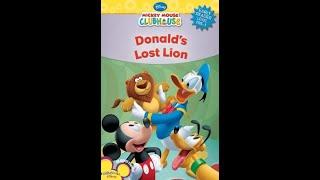 Mickey Mouse ClubHouse Donald's Lost Lion Book