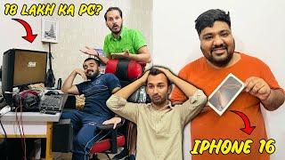 Ali nay finally iPhone 16 Lelia  | Taha ka 18 lakh ka Computer Setup 