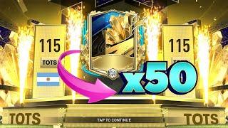 GLITCH ULTIMATE TOTS x50 PACK OPENING With Billions Coins Free RIP FIFA MOBILE 23