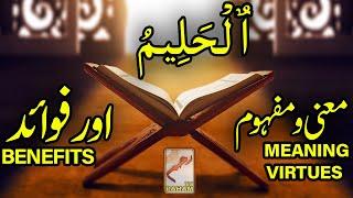 ٱلْحَلِيمُ معنی ومفہوم اورفوائد AL-HALEEM MEANING, VIRTUES and BENEFITS-RahamTV