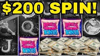 OMG $200 SPIN BONUS!!! DIAMOND QUEEN GAVE ME WHAT I WANTED!!!