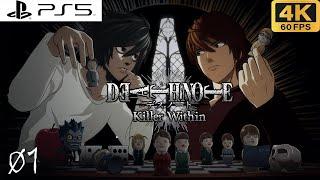 Death Note Killer Within: Let's Play 1 "I Was at the Bathroom." - First Time Playing (4K 60fps)