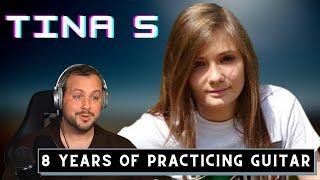 8 Years of Practicing Guitar - Tina S REACTION Video