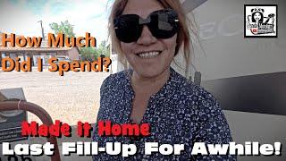 Took The Long Way Around But I'm Home! Route 66 & Winter Travel Gas Expenses | Off Grid RV Property