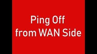 Ping off Mikrotik Wan