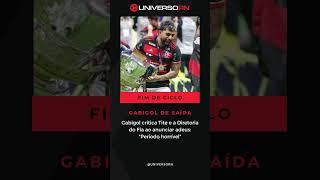 GABIGOL DE SAÍDA DO FLAMENGO #flamengo #universorn #shorts