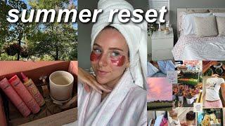 SUMMER RESET  vision board, bucket list, deep cleaning, glow up, + prep! (getting my life together)