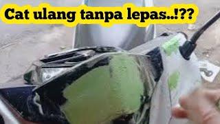 Repaint Cat ulang body montor beat, 2017 tanpa lepas