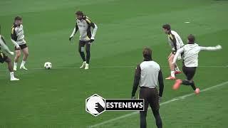 Juve-City, l'allenamento completo della squadra di Thiago Motta