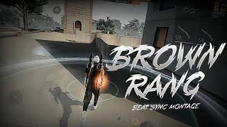 Brown Rang  || Free Fire Montage || Free Fire Sync Montage || free fire montage Song