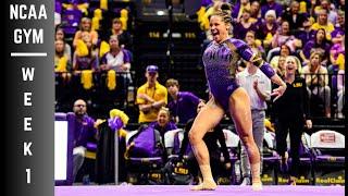 NCAA Gymnastics Week 1 Highlights