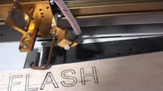 40W mini laser machine cut wood