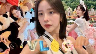 VLOG. 에버랜드 더블데이트, 집밥해먹는 새댁일상, 프로필 촬영, 홍대 당고맛집, 두바이초콜릿 만들기, 심즈4 플레이, 표고솥밥, 성수동 플리마켓, 뀨둥님들 접선..