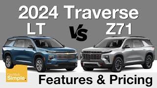 2024 Chevy Traverse LT vs Z71 | Feature & Pricing Breakdown!