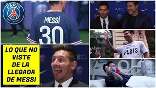 Lo que no viste de la HISTÓRICA llegada de Messi a PSG. Las mejores imágenes del primer día en París