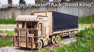 Truck "Road King" Wooden construction kit - EWA Eco-Wood-Art