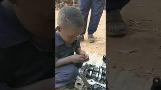 The youngest engineer in Uganda #automobile #mechanistry #mechanist #mechaniclifestyle #mechaniclife