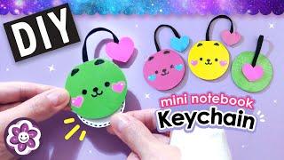 How to make a Pull-Out Mini Notebook Keychain? | DIY BFF GIFT IDEA | DIY Craft | DIY Keychain