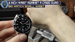 Big Watch Small Wrist | Casio Duro Vs A Six Inch Wrist