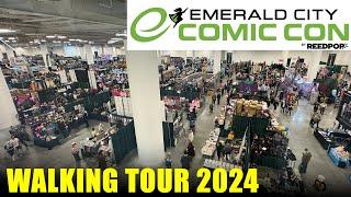 Emerald City Comic Con 2024 -  Full Walkthrough - Walking Tour - ECCC Seattle Summit & Arch Building