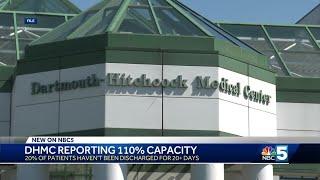 Dartmouth Hitchcock Medical Center operating at 110% capacity for the past few weeks