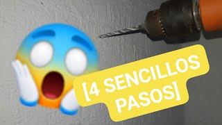 Como taladrar una pared de concreto en 4 PASOS