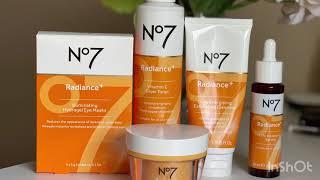 #Skin care day routine with No7 Radiance# YouTube #how to do skin care