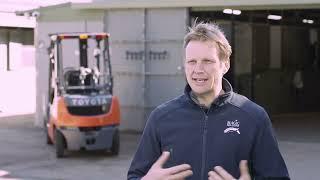 Racing identity Bjorn Baker chooses Toyota Forklifts