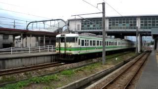 上越線1725M　六日町駅発車